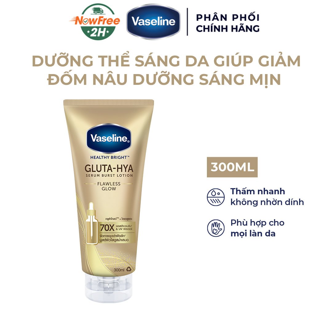 Sữa Dưỡng Thể Vaseline Bảo Vệ Sáng Mịn Ban Ngày 300ml