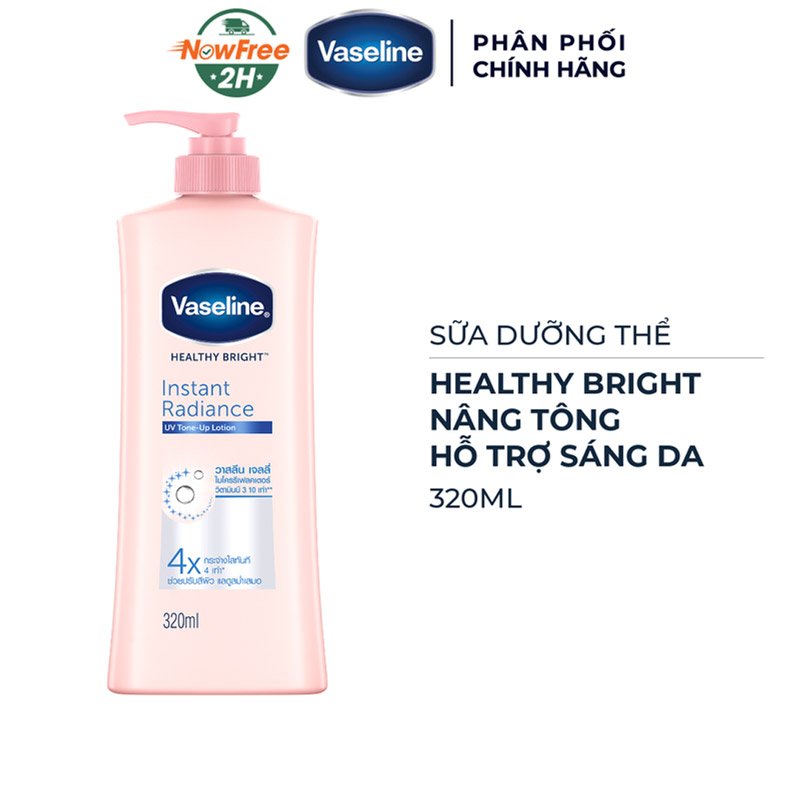 Sữa Dưỡng Thể Vaseline Sáng Da Tức Thì 320ml