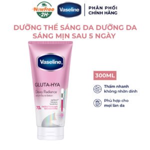 Sữa Dưỡng Thể Vaseline Sáng Da Chuyên Sâu Ban Đêm 300ml (Mới)