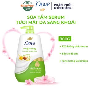 Sữa Tắm Dưỡng Thể Dove Tươi Mát, Da Sảng Khoái 900g