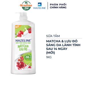 Sữa Tắm Hazeline Sáng Mịn Matcha & Lựu Đỏ 1kg (Mới)