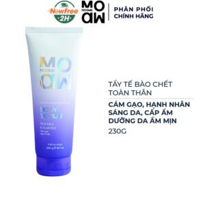Tẩy Tế Bào Chết Toàn Thân Moaw Moaws Cám Gạo, Hạnh Nhân 230g