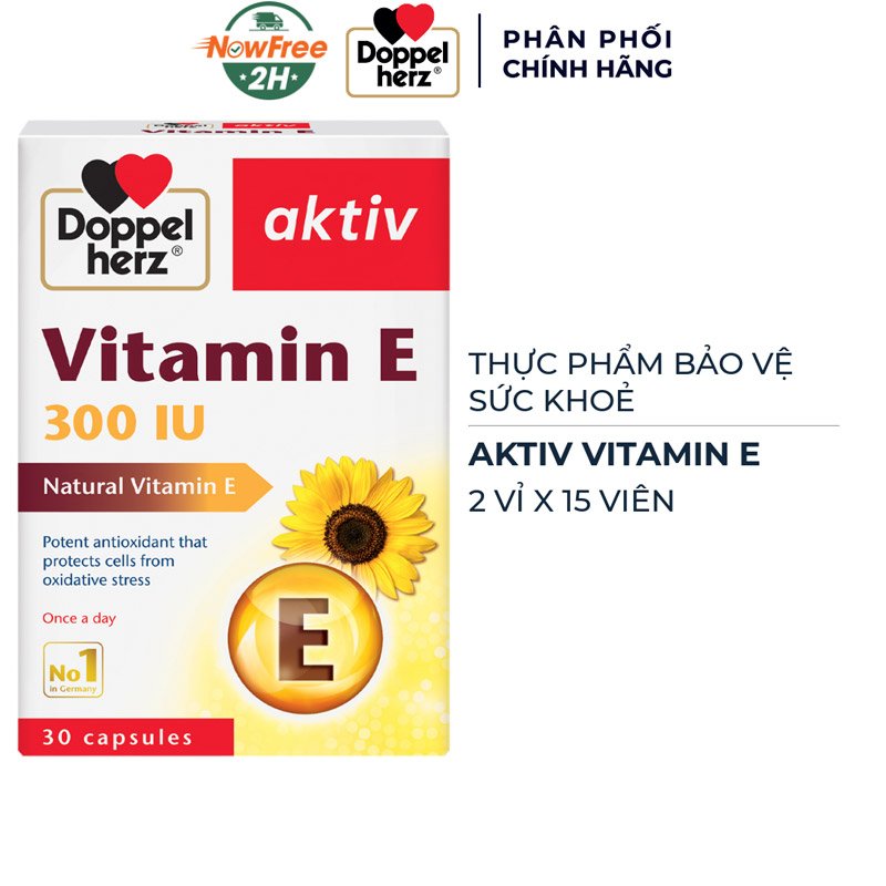 Thực Phẩm Bảo Vệ Sức Khoẻ Doppelherz Aktiv Vitamin E