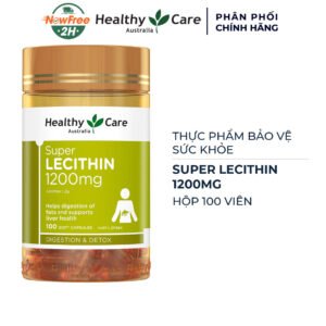 Thực Phẩm Bảo Vệ Sức Khoẻ Healthy Care Super Lecithin 1200mg Capsules