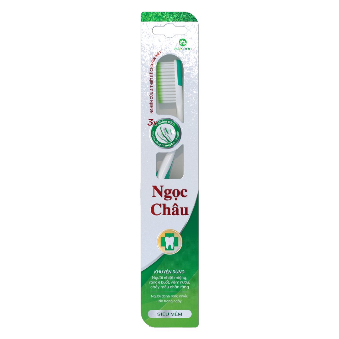 Bàn Chải Đánh Răng Ngọc Châu Siêu Mềm (1 Cây)