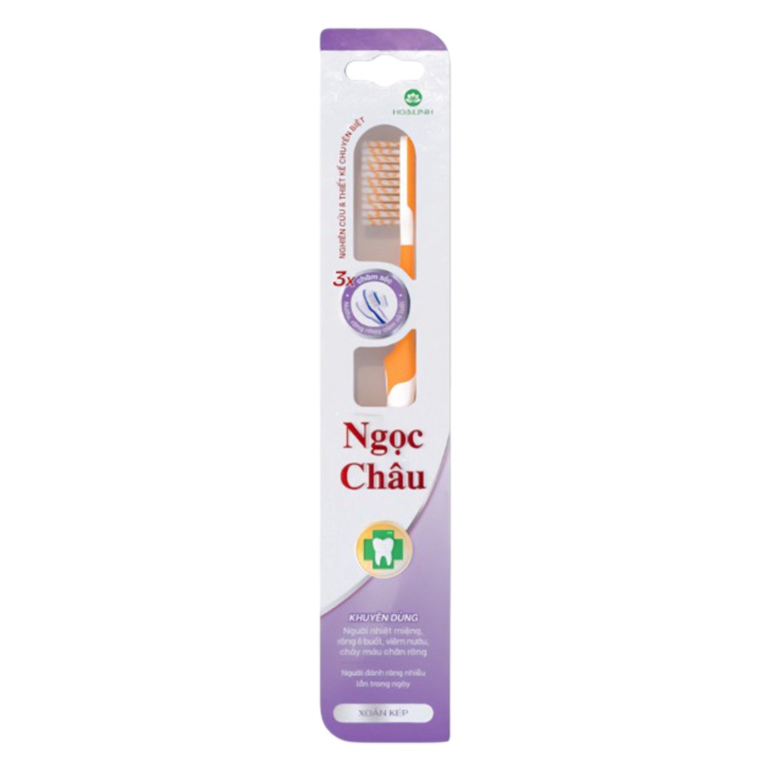 Bàn Chải Đánh Răng Ngọc Châu Xoắn Kép (1 Cây)
