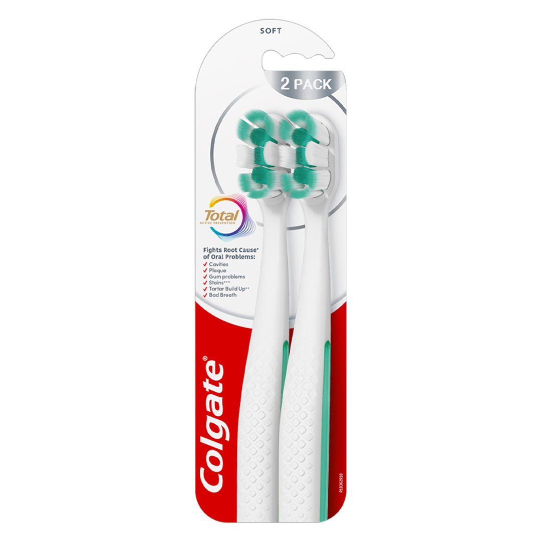 Bộ 2 Bàn Chải Đánh Răng Colgate Siêu Mảnh Mềm Mịn