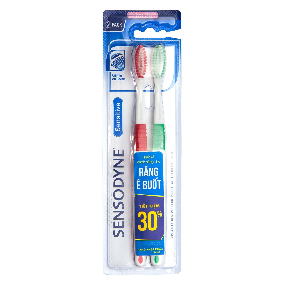 Bộ 2 Bàn Chải Đánh Răng Sensodyne Dành Cho Răng Ê Buốt