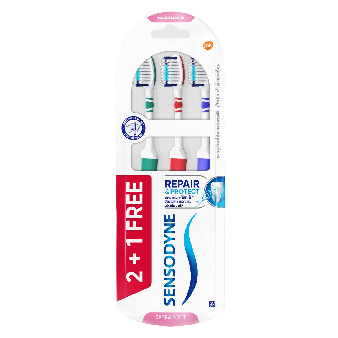 Bộ 3 Bàn Chải Đánh Răng Sensodyne Chăm Sóc Răng Ê Buốt