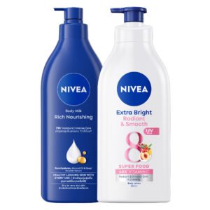 Combo Sữa Dưỡng Thể Nivea Dưỡng Ẩm Chuyên Sâu 48H 500ml + Mịn Mượt Sáng Da Ban Ngày 550ml