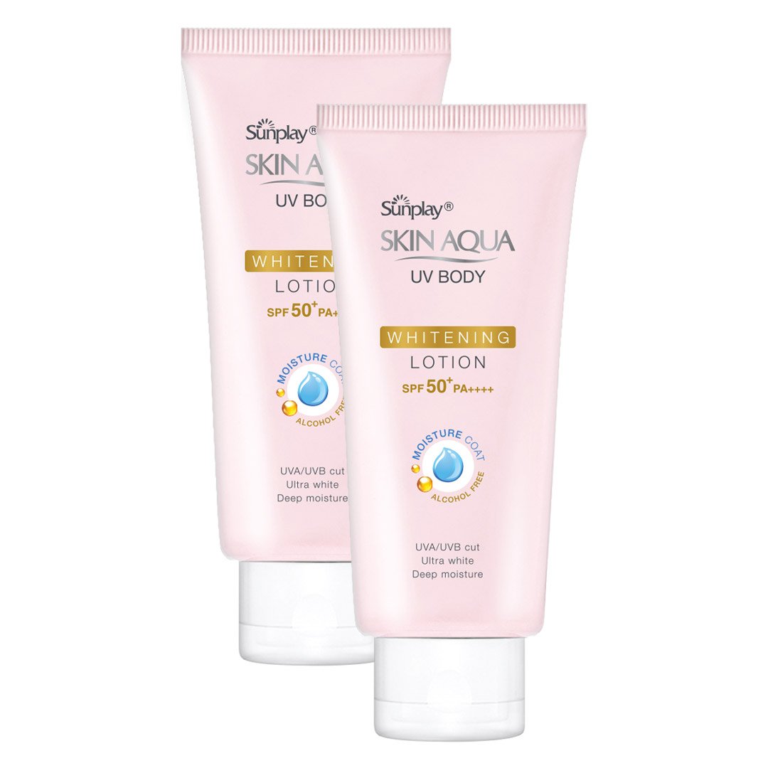 Combo 2 Lotion Chống Nắng Sunplay Dưỡng Thể Sáng Mịn 150g