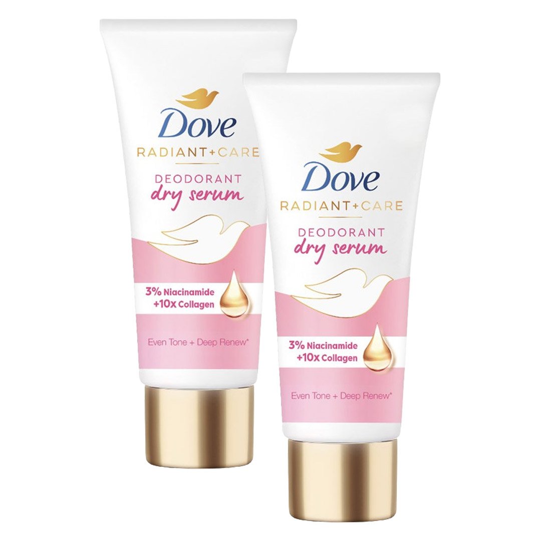 Combo 2 Serum Ngăn Mùi Dove Giúp Da Sáng Mịn Đều Màu 40ml