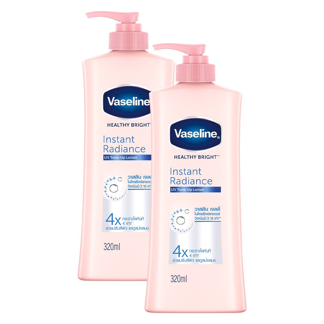 Combo 2 Sữa Dưỡng Thể Vaseline Sáng Da Tức Thì (320ml/chai)