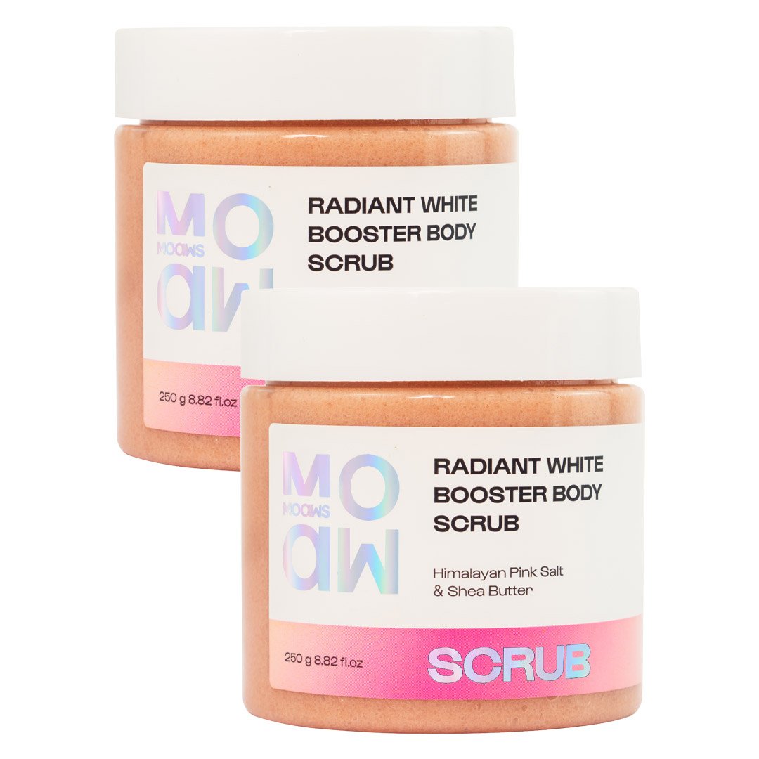 Combo 2 Tẩy Tế Bào Chết Toàn Thân Moaw Moaws Muối Hồng Sáng Da 250g