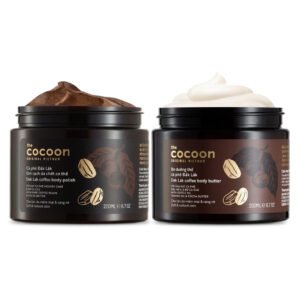 Combo Cocoon Làm Sạch Da Chết Và Dưỡng Ẩm Cơ Thể Từ Cà Phê