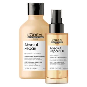 Combo L'Oréal Professionnel Dầu Gội 300ml + Dầu Dưỡng Tóc 90ml Phục Hồi Hư Tổn
