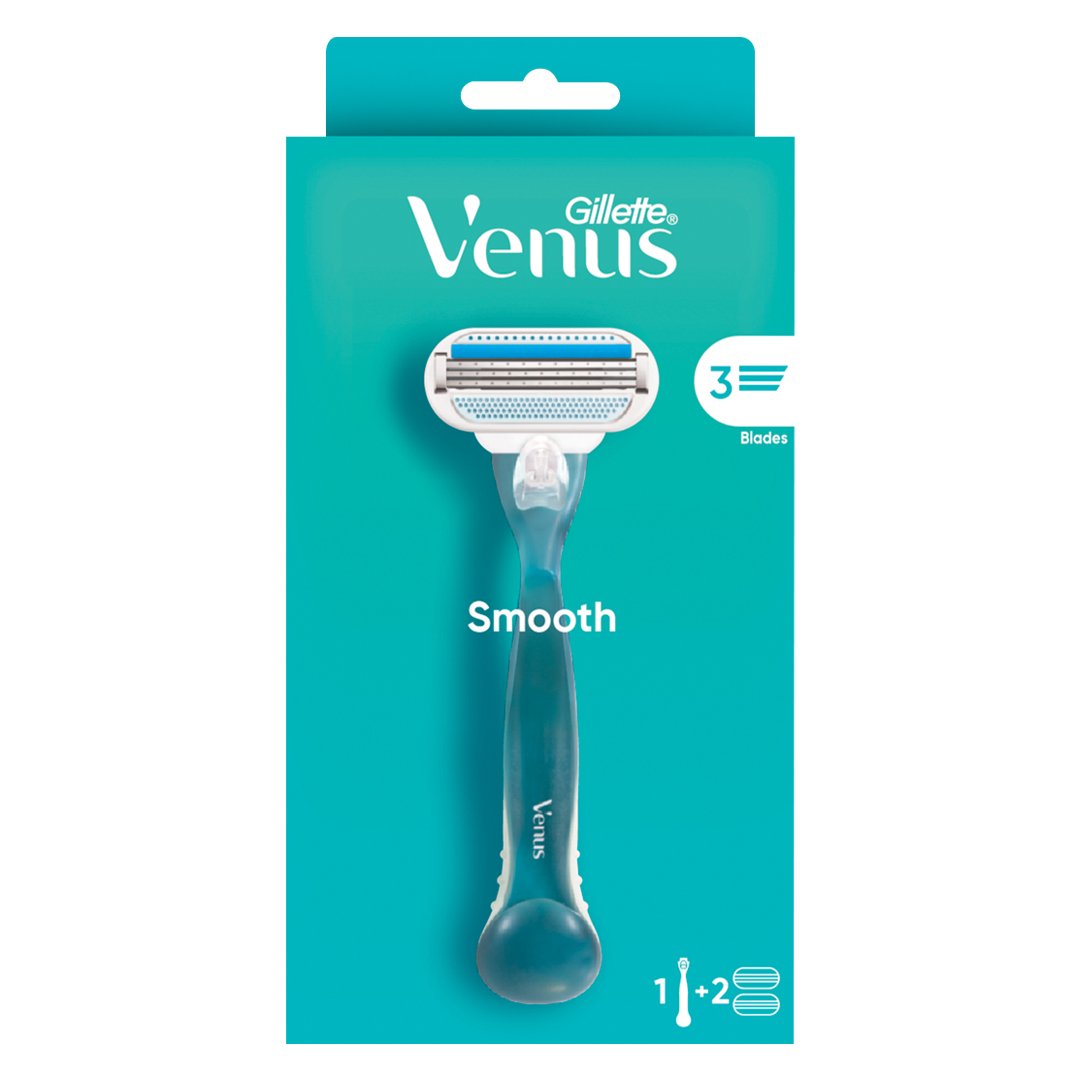 Dao Cạo Nữ Gillette Venus Smooth 2UP (1 Cán + 2 Lưỡi)