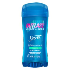 Gel Khử Mùi Secret Giảm Tiết Mồ Hôi Unscented Không Mùi 73g