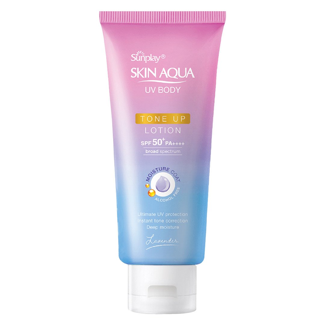 Lotion Chống Nắng Dưỡng Thể Sunplay Nâng Tông Sáng Mịn 130g