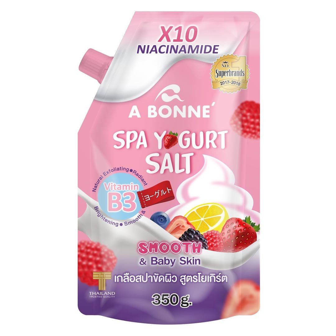 Muối Tắm A Bonne Sữa Chua Làm Sáng & Mềm Mịn Da 350g
