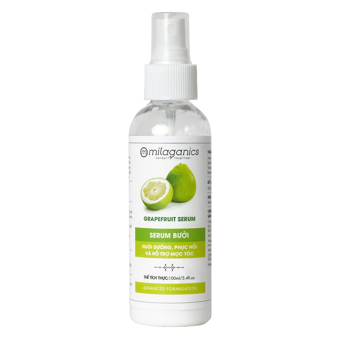 Serum Bưởi Milaganics Ngăn Rụng & Kích Thích Mọc Tóc 100ml
