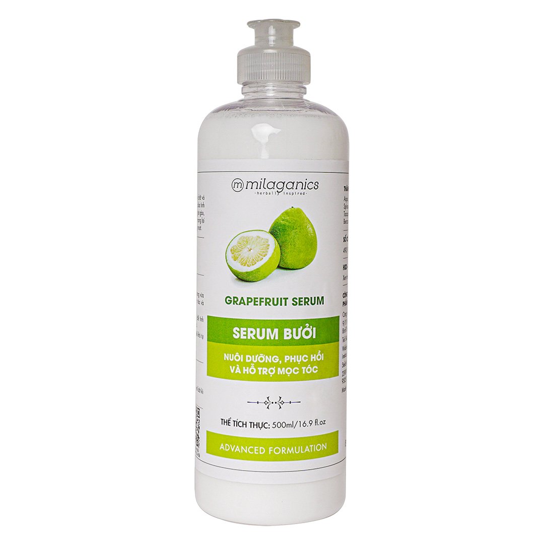 Serum Bưởi Milaganics Ngăn Rụng & Kích Thích Mọc Tóc 500ml