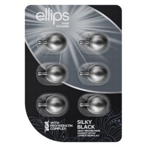 Serum Dưỡng Tóc Ellips Keratin Đen Mượt Vỉ 6 viên