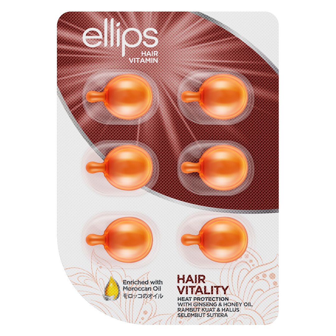 Serum Dưỡng Tóc Ellips Vitamin Sức Sống Mới 6 Viên