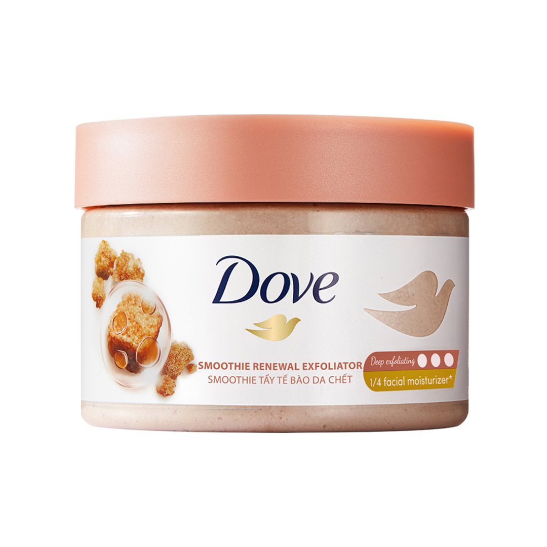 Smoothie Tẩy Da Chết Dove Đường Nâu & Hương Dừa 298g