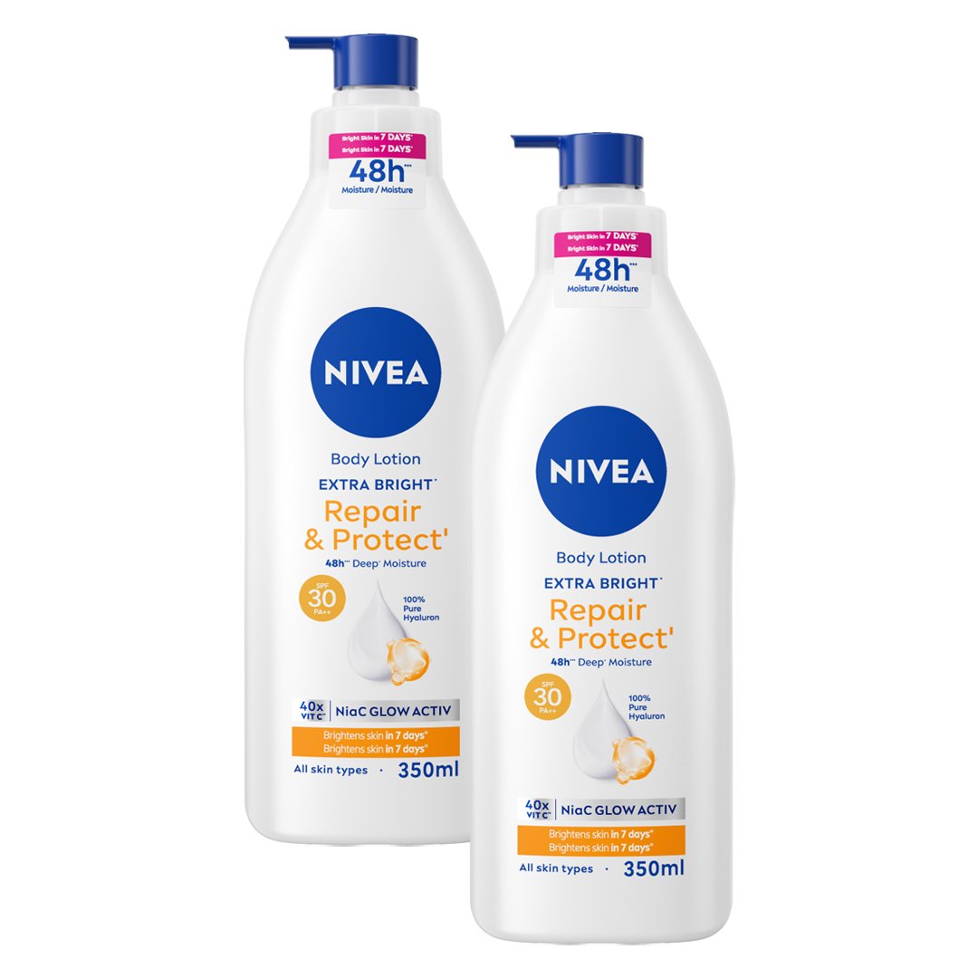 Combo 2 Sữa Dưỡng Thể Nivea Phục Hồi & Chống Nắng Ban Ngày 350ml