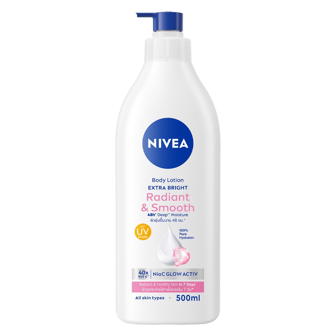 Sữa Dưỡng Thể Nivea Mịn Mượt Sáng Da Ban Ngày 500ml