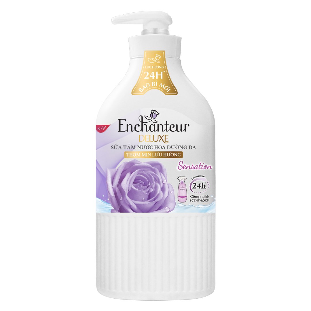 Sữa Tắm Enchanteur Nước Hoa Dưỡng Da Sensation 650g