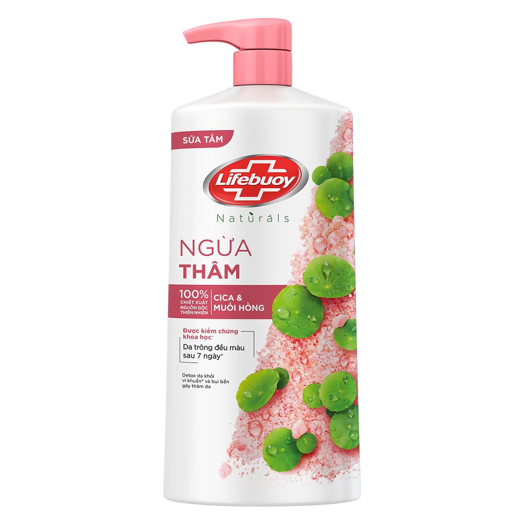 Sữa Tắm Lifebuoy Detox Muối Hồng & Rau Má 800g