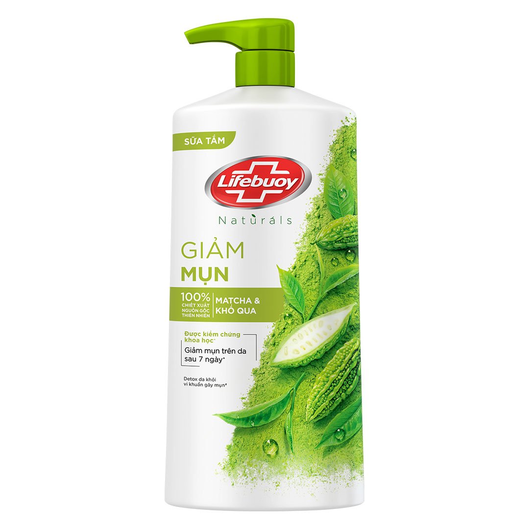 Sữa Tắm Lifebuoy Detox Matcha & Khổ Qua 800g