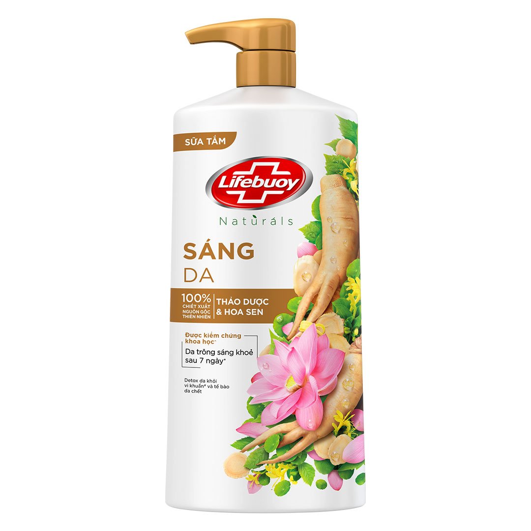 Sữa Tắm Lifebuoy Detox Thảo Dược & Hoa Sen 800g