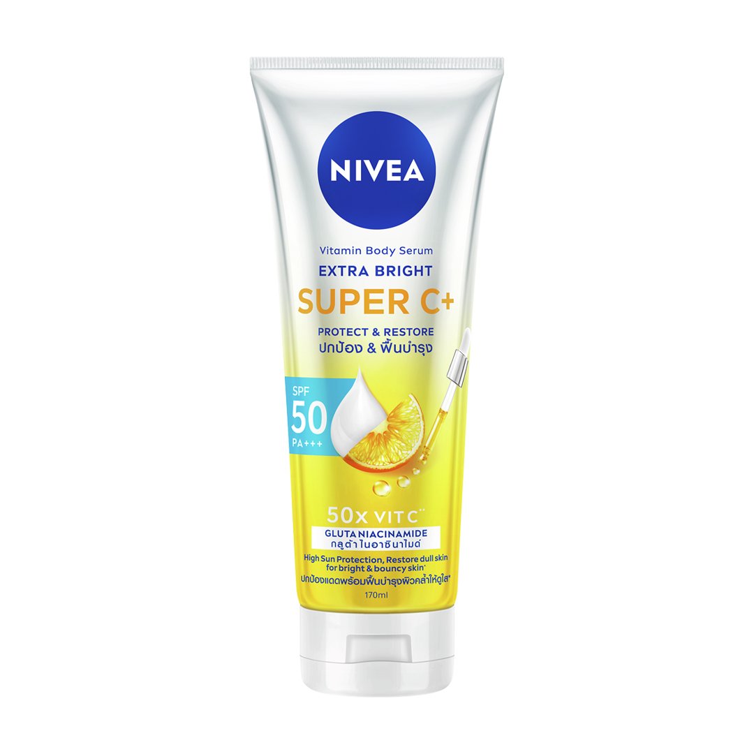 Serum Dưỡng Thể Nivea Vitamin Super C+ Sáng Da 170ml