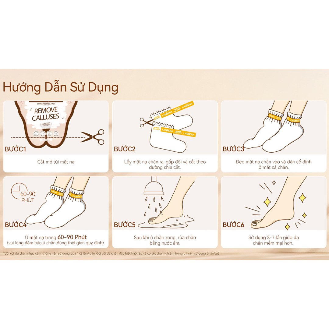Mặt Nạ Chân Lanbena Dạng Lột Chiết Xuất Lô Hội 40g
