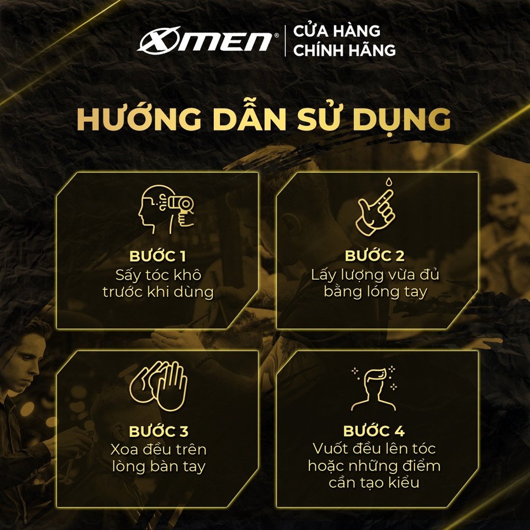 Sáp Vuốt Tóc X-Men Công Thức Gốc Nước & Giữ Nếp 8H 70g