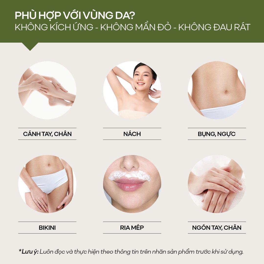 Kem Tẩy Lông The Cafuné Chiết Xuất Olive 100ml