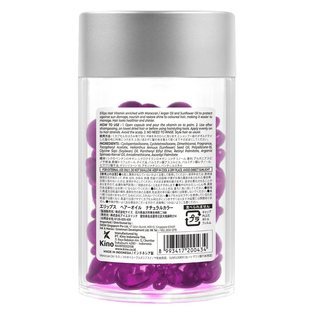 Serum Dưỡng Tóc Ellips Vitamin Cho Tóc Nhuộm Hũ 50 Viên