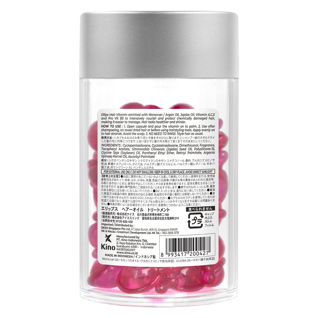 Serum Dưỡng Tóc Ellips Vitamin Phục Hồi Hư Tổn Hũ 50 viên