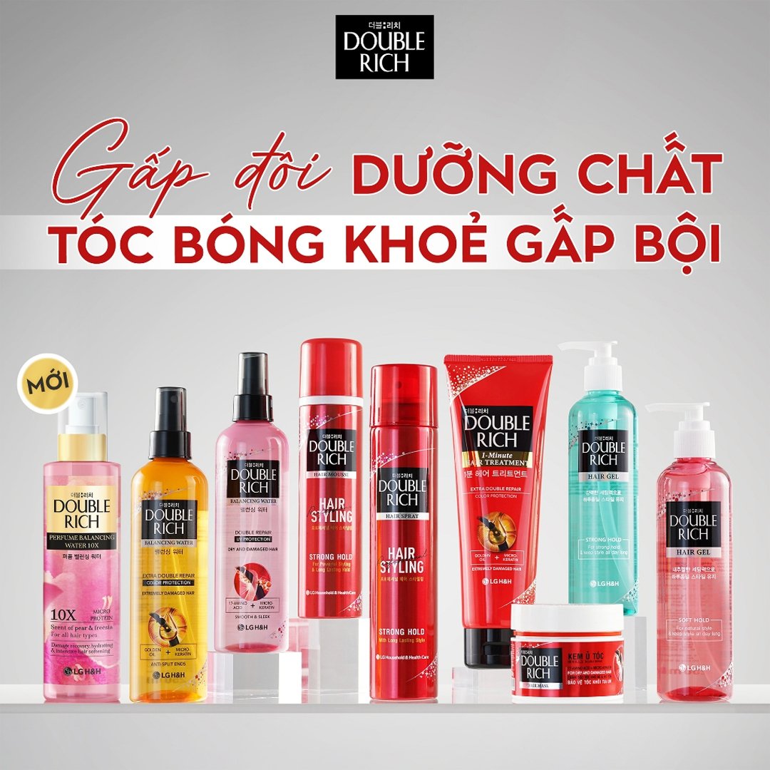 Nước Xịt Dưỡng Tóc Double Rich Hương Nước Hoa 200ml