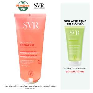 Gel Rửa Mặt SVR Không Xà Phòng Cho Da Khô, Nhạy Cảm 200ml