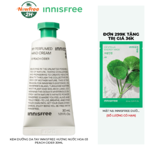 Kem Dưỡng Da Tay innisfree Hương Nước Hoa 03 Peach Cider 30ml