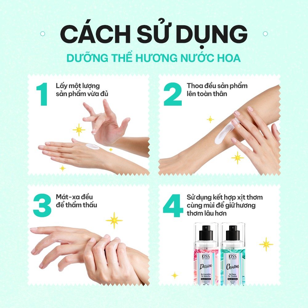Serum Dưỡng Thể Kiss My Body Chống Nắng Hương Charm 180g