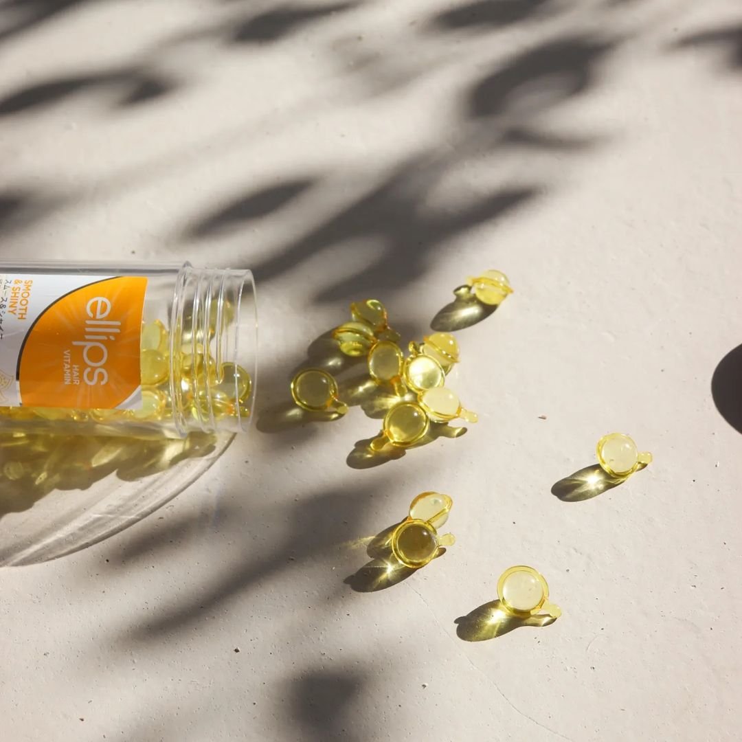 Serum Dưỡng Tóc Ellips Vitamin Óng Mượt Vỉ 6 Viên