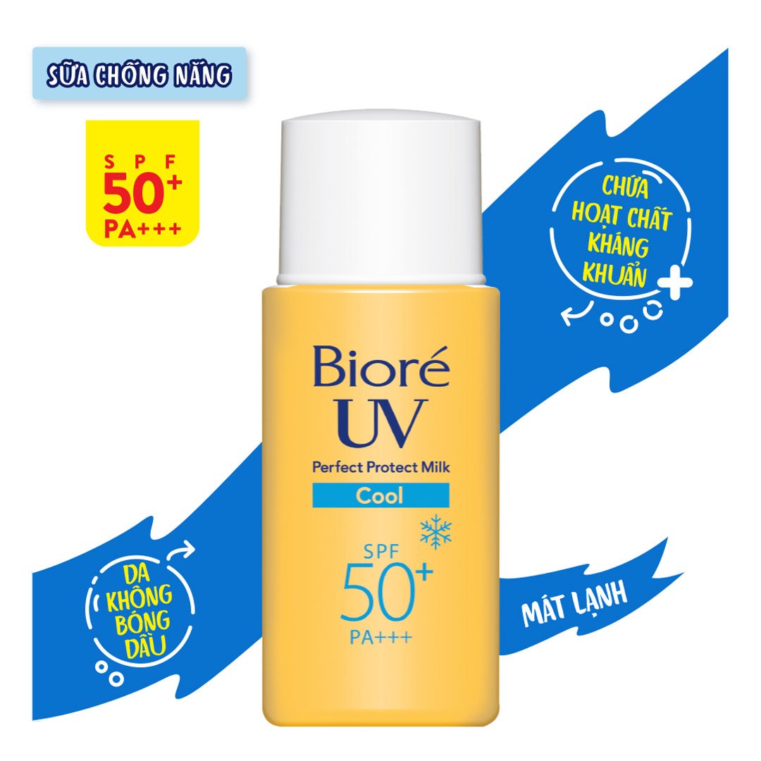 Sữa Chống Nắng Bioré Bảo Vệ Hoàn Hảo - Mát Lạnh 25ml