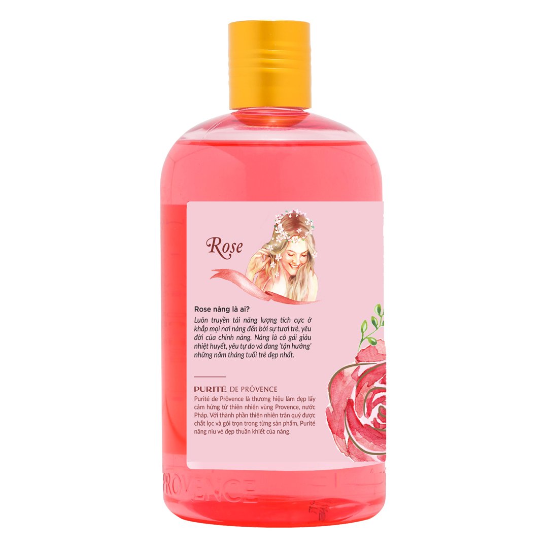 Sữa Tắm Purité Dưỡng Da Mềm Mịn Hương Hoa Hồng 500ml
