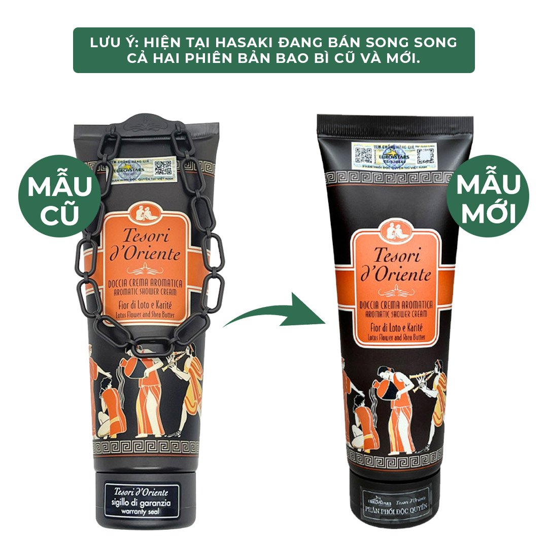 Sữa Tắm Nước Hoa Tesori d'Oriente Hương Hoa Sen 250ml