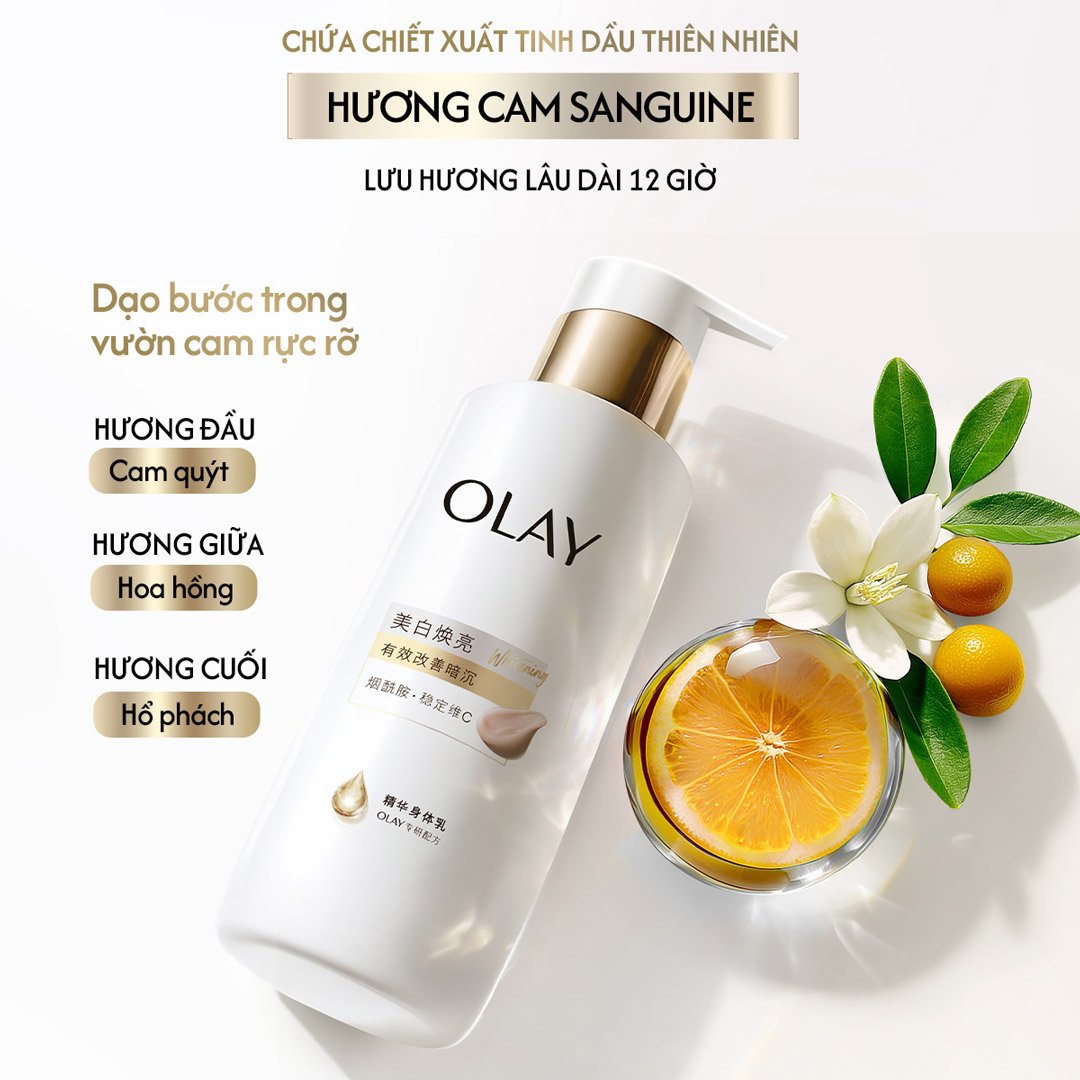 Combo 2 Sữa Dưỡng Thể Olay Sáng Da Với Niacinamide & Vitamin C 260g